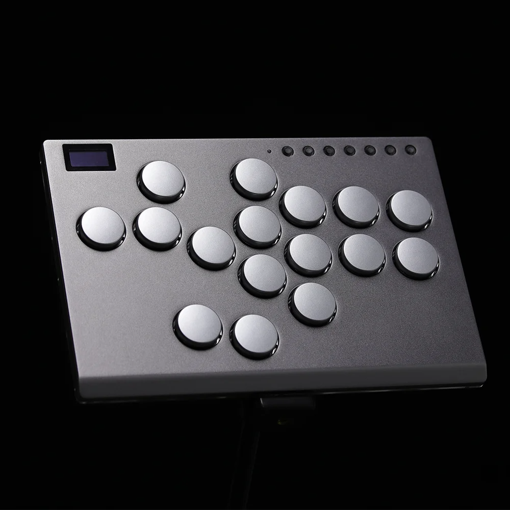 New Haute All Metal Joystick Hitbox Controller Arcade Fighting Stick For PC/Ps3/ Ps4 / Switch/Steam Mini Hitbox Keyboard Control