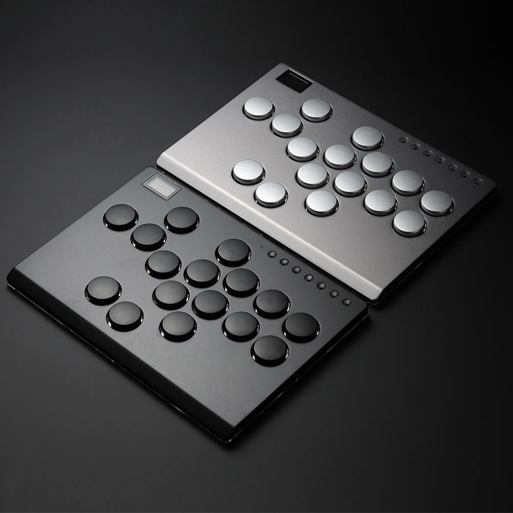 New Haute All Metal Joystick Hitbox Controller Arcade Fighting Stick For PC/Ps3/ Ps4 / Switch/Steam Mini Hitbox Keyboard Control