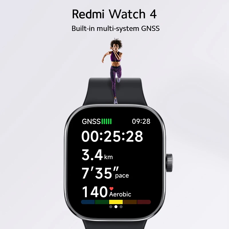 NEW Xiaomi Redmi Watch 4 1.97'' Bluetooth Smartwatch Health Monitor NFC GPS - GLOBAL VERSION