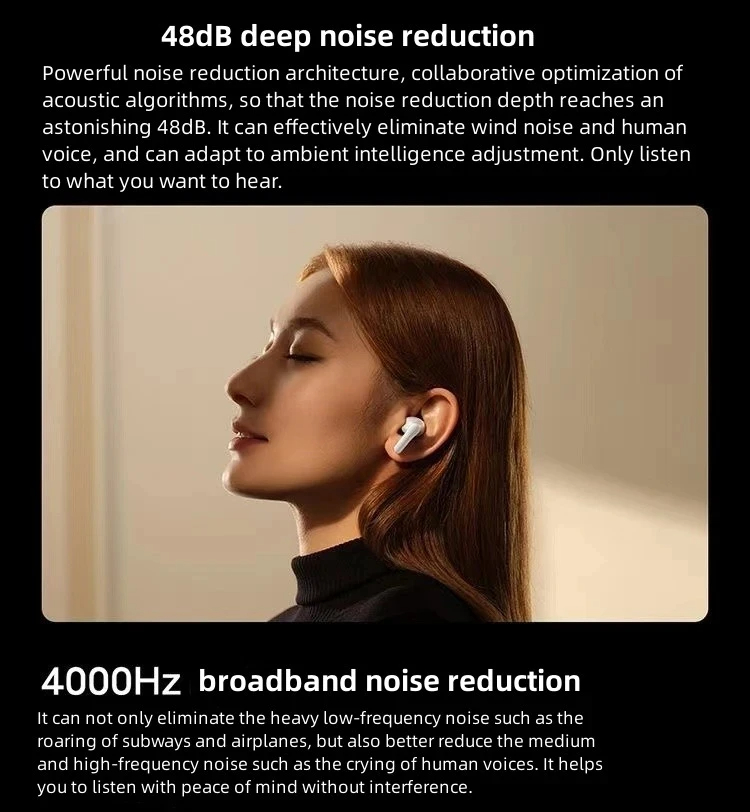 vivo TWS 3 Bluetooth Wireless Earphone 360° Audio 48dB Active Noise Cancelling up to 40 hours