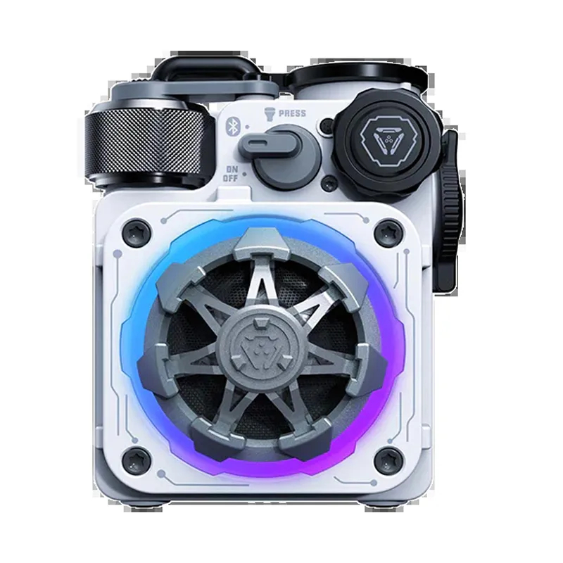 NEW Muzen Cyber Cube-Pro Bluetooth Speaker Bluetooth 5.0 Portable Speaker with Fidget Spinner Crystal Clear Sound