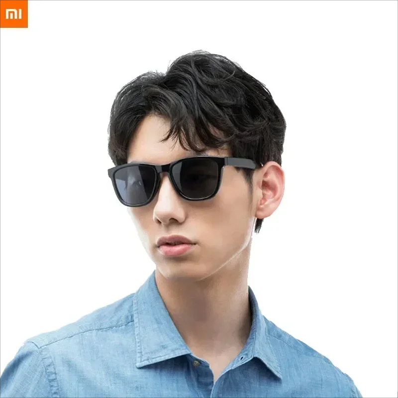 XIAOMI Mijia Classic Square Sunglasses Selfrepairing TAC Polarizing Lense No Scew Sunglasses