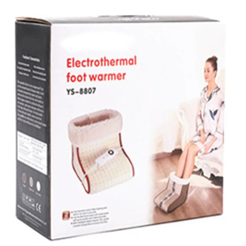 Cosy Heated Electric Warm Foot Warmer Washable Heat 5 Modes Heat Settings Warmer Cushion Thermal Foot Warmer Massager Relax