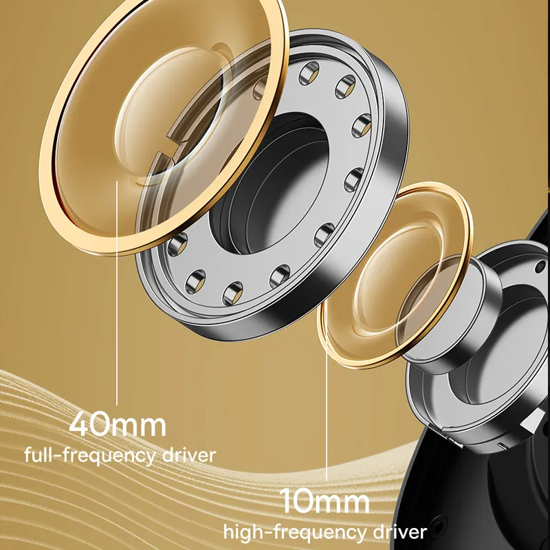 Baseus Bowie H1 Pro ANC Wireless Headphone Hybrid -48dB Active Noise Cancellation Bluetooth Headset