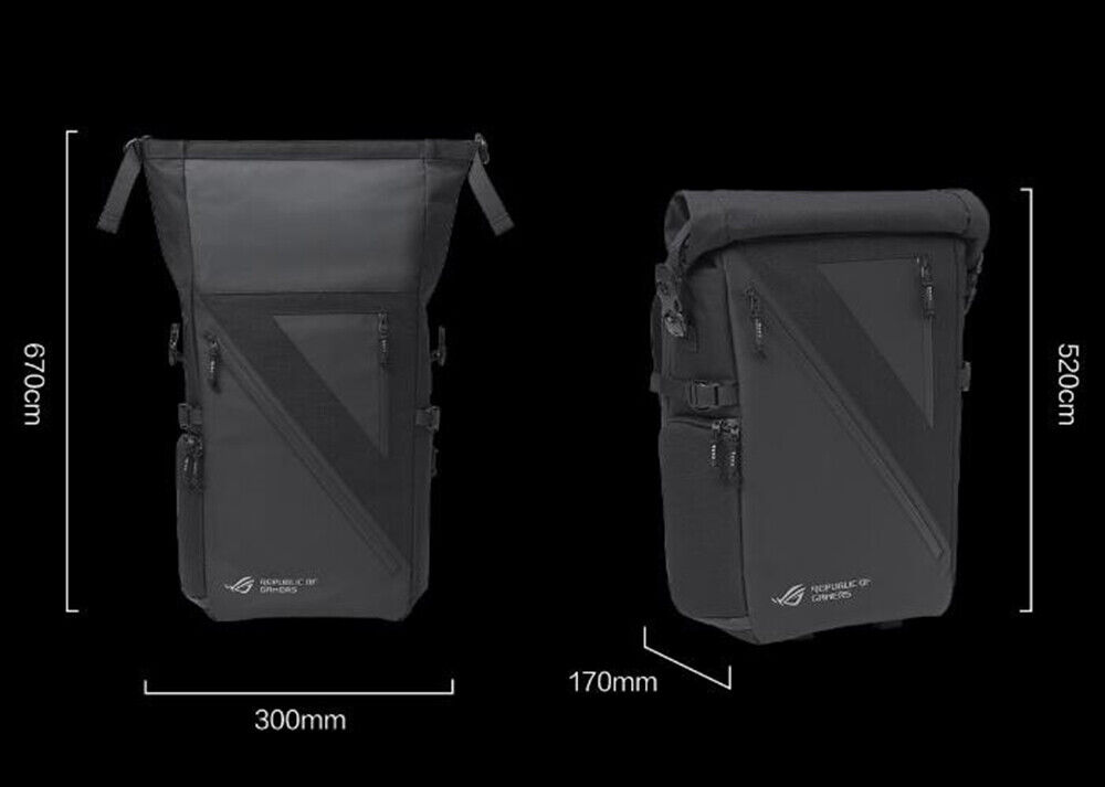 ORIGINAL ASUS ROG BP2702 Archer Backpack Men 17'' Laptop Handbag School Travel Bag