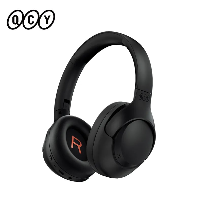 New QCY H3 ANC Wireless Headphones Bluetooth 5.3 Hi-Res Audio Over Ear Headset 43dB Hybrid Active Noise Cancellation Earphones 70H