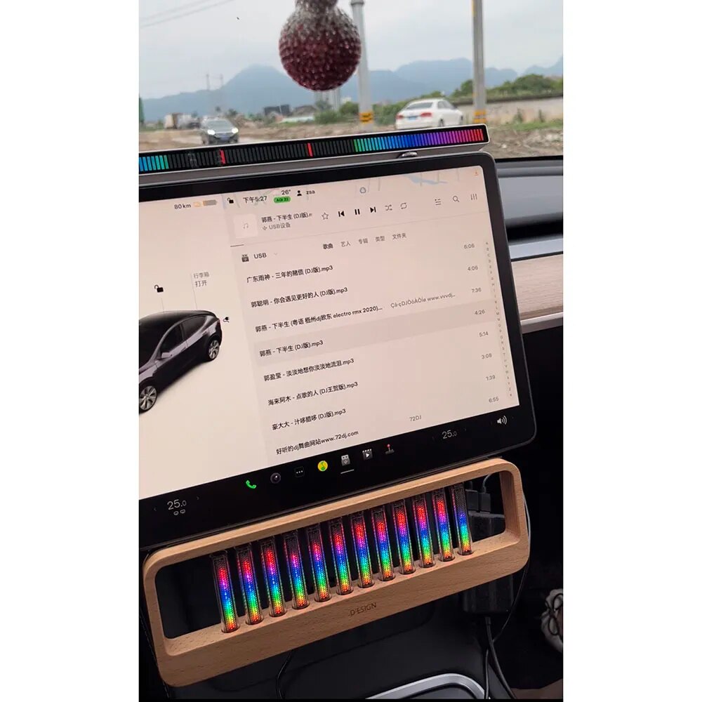 NEW 12-Bit RGB Pickup Level Light LED Display Sound Level Meter Music Indicator Desktop Light