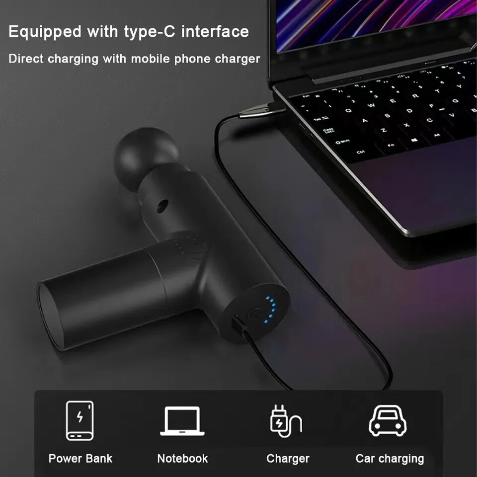 Xiaomi Mijia Massage Gun Smart Home 32 Speed Levels Electric Slimming Muscle Fascia Gun Percussion Massagers