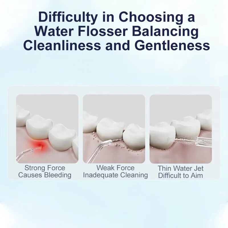 XIAOMI MIJIA Electric Oral Irrigator F300 Portable Water Pick Flosser MEO703 Teeth Whitening Cleaner