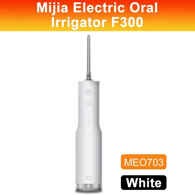 XIAOMI MIJIA Electric Oral Irrigator F300 Portable Water Pick Flosser MEO703 Teeth Whitening Cleaner