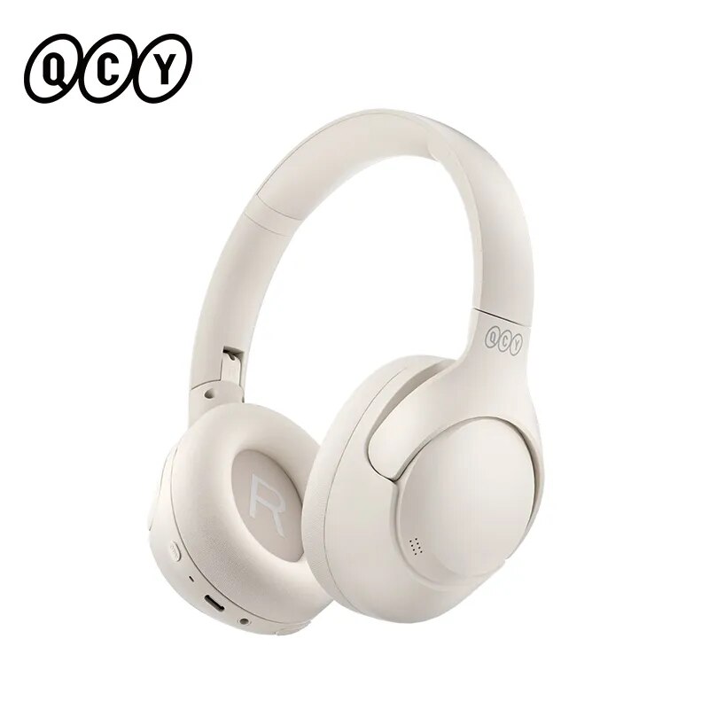 New QCY H3 ANC Wireless Headphones Bluetooth 5.3 Hi-Res Audio Over Ear Headset 43dB Hybrid Active Noise Cancellation Earphones 70H