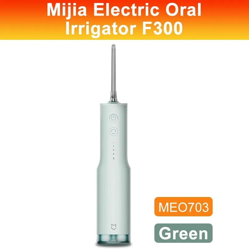 XIAOMI MIJIA Electric Oral Irrigator F300 Portable Water Pick Flosser MEO703 Teeth Whitening Cleaner