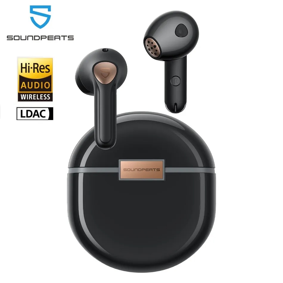 SoundPEATS Air4 Lite Bluetooth 5.3 Wireless Earphone Hi-Res Audio AI call Noise Reduction Earbuds