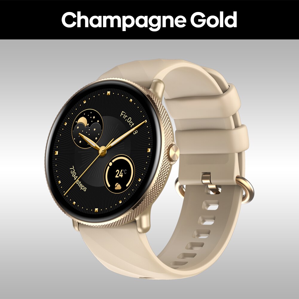 New Zeblaze GTR 3 Pro Fitness & Wellness Smart Watch AMOLED Display 316L Stainless Steel Smartwatch