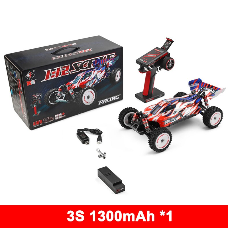 New Wltoys 124008 V8 1/12 2.4G Racing RC Cars 4WD Brushless Motor 60Km/H High Speed Remote Control Car Off-road Drift Toys