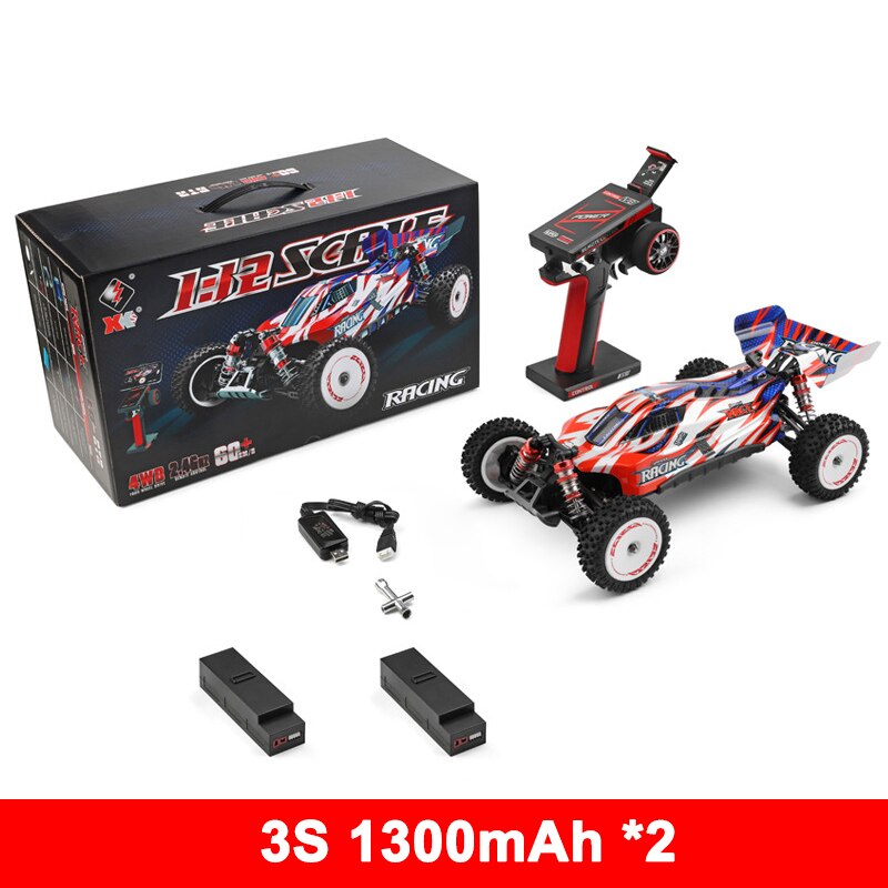 New Wltoys 124008 V8 1/12 2.4G Racing RC Cars 4WD Brushless Motor 60Km/H High Speed Remote Control Car Off-road Drift Toys
