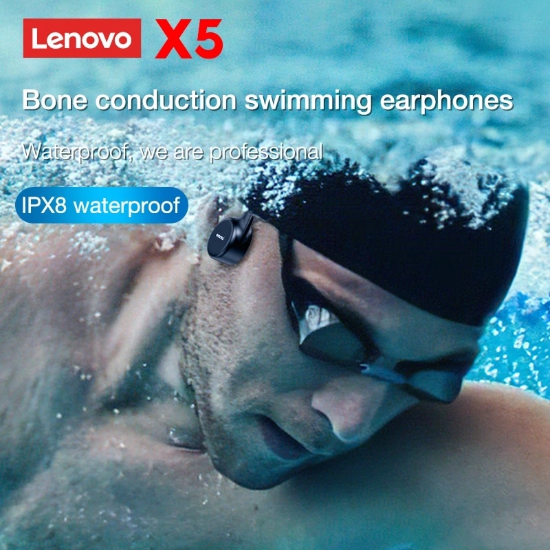 Lenovo Bone Conduction Earphones X3 Pro Bluetooth Hifi Ear-hook Wireless Headset