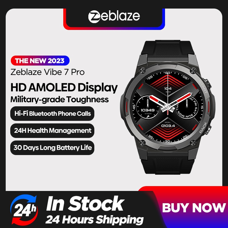 New Zeblaze Vibe 7 Pro Smart Watch 1.43'' AMOLED Display