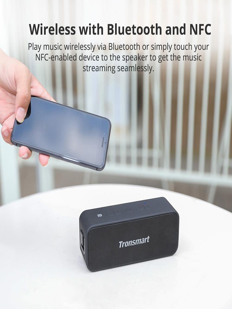 Tronsmart T2 Plus Speaker Bluetooth Speaker Outdoor Portable Speaker