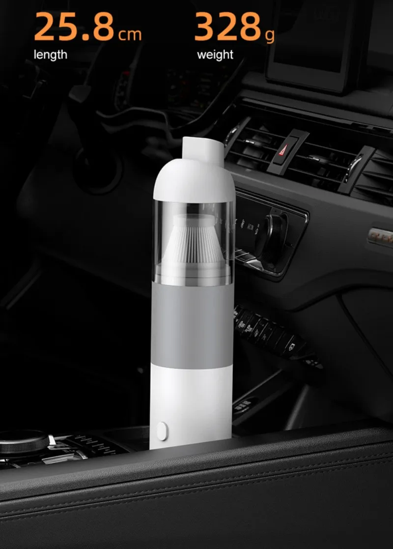NEW Powerful Car Vacuum Cleaner Large Suction Portable Handheld Vacuum Cleaner
