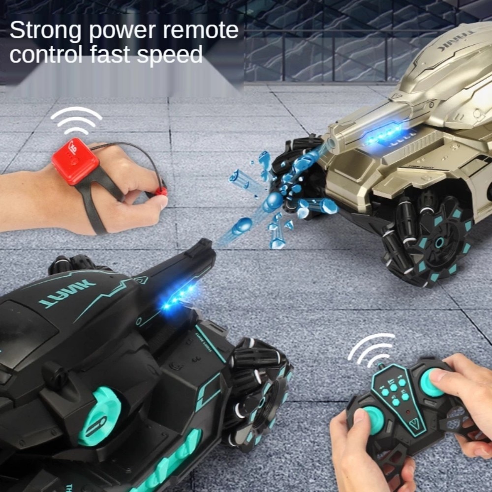 Gesture Induction Tank RC Car 4WD Launch Water Bomb Stunt Drift Tank 2.4G Remote Control Buggy Car