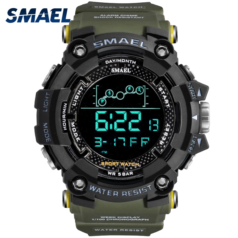 SMAEL Sport Watch Men Clock Male LED Digital Quartz Wrist Smart Watches