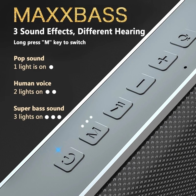 XDOBO X8 Potable Bluetooth Wireless Speaker