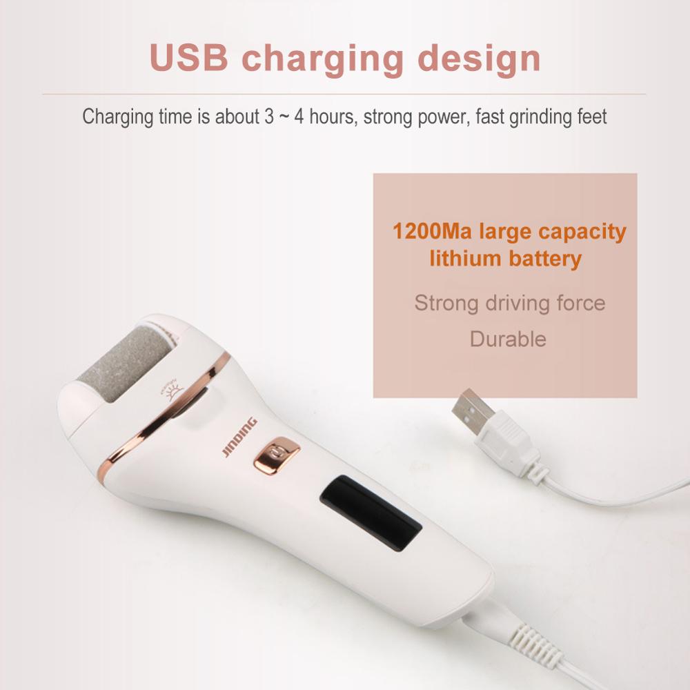 Electric Foot File Grinder Dead Dry Skin Callus Remover Rechargeable Feet Pedicure Tool Foot Care Tools