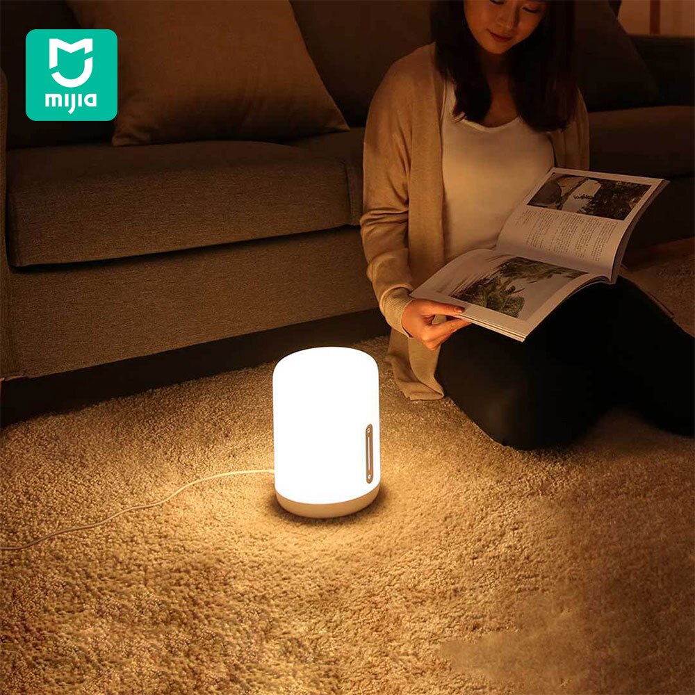 Xiaomi Mijia Bedside Lamp 2 WiFi Connection Touch Panel APP Control Works