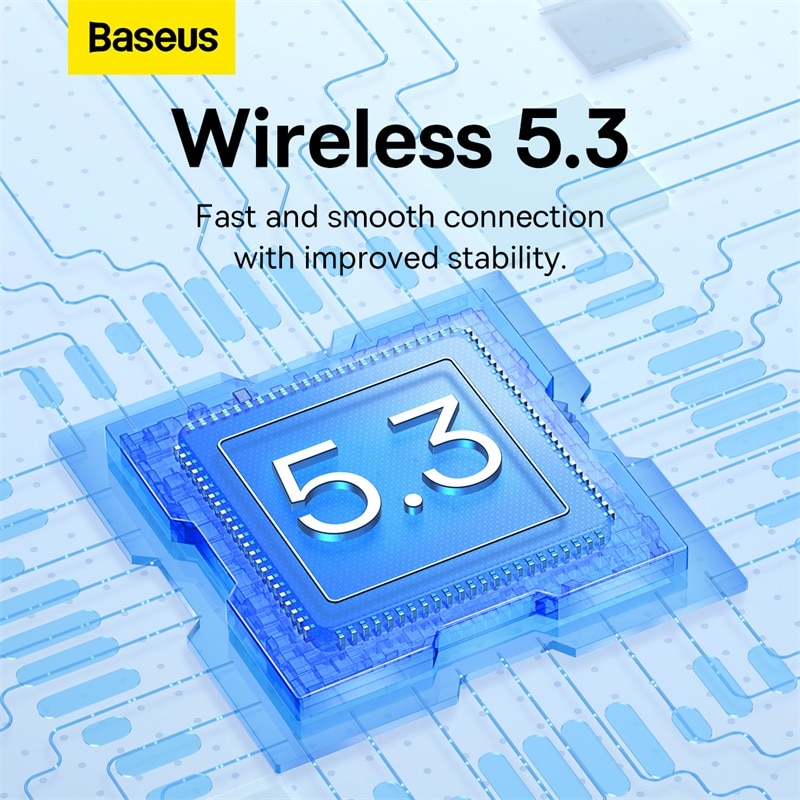 Baseus WM02 TWS Wireless Earphone Bluetooth 5.3 Headphone Headset True Wireless Earbuds