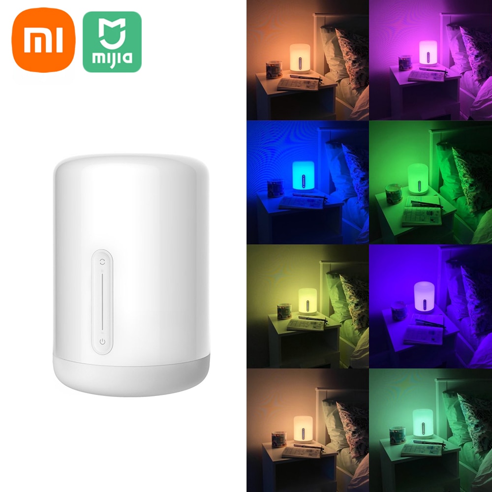 Xiaomi Mijia Bedside Lamp 2 WiFi Connection Touch Panel APP Control Works