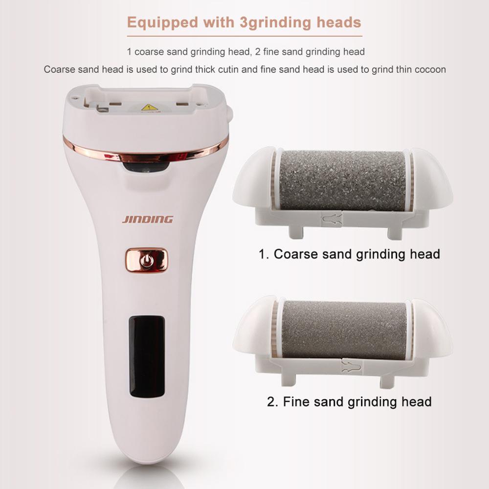 Electric Foot File Grinder Dead Dry Skin Callus Remover Rechargeable Feet Pedicure Tool Foot Care Tools