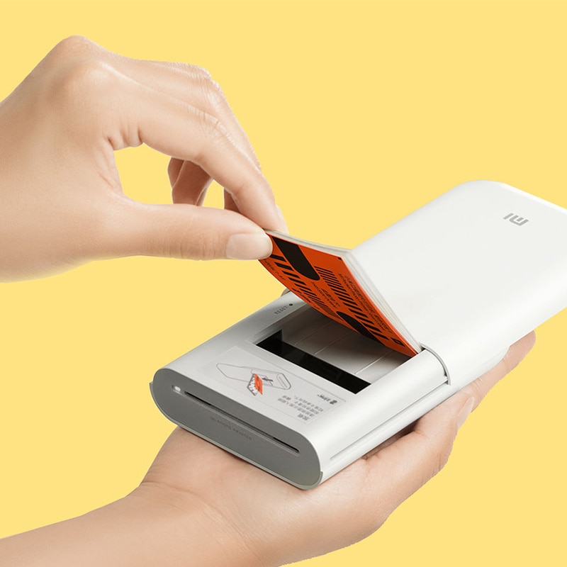 New Xiaomi Portable Mini Printer Mijia Mi ZINK Photo Pocket Printer AR Video Thermal DIY Color Print Sticker