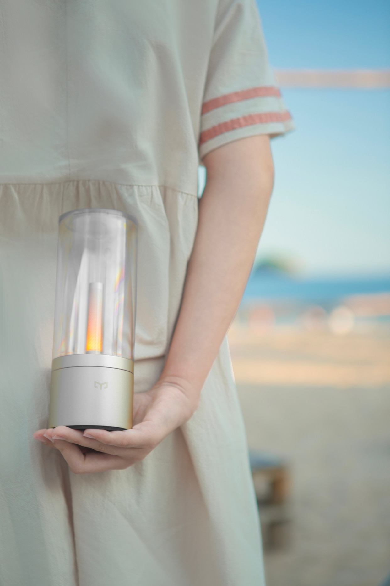 New Yeelight Candela lamp Led Night light rotate to meet the right mood candle-like breathing light stepless dimming