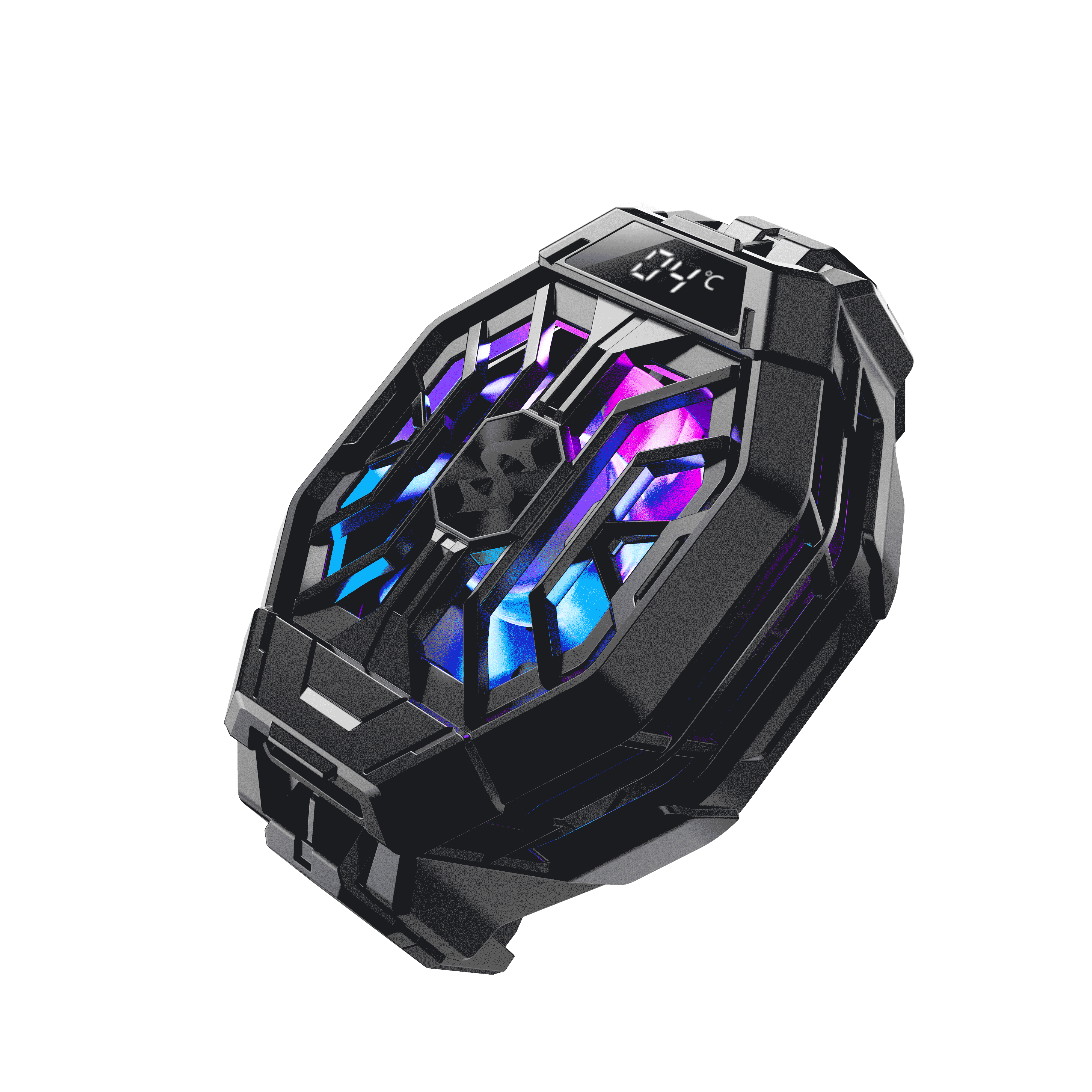 New Black Shark FunCooler 3 Pro / 2 Pro Phone Cooler 20W Power Temperature Display RGB for Gaming Phone