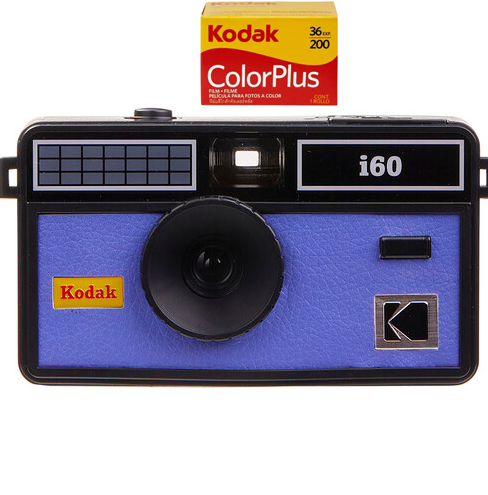 New Kodak i60 35mm Film Camera Retro Film Camera Non-Disposable Camera Strap Flash And Optional