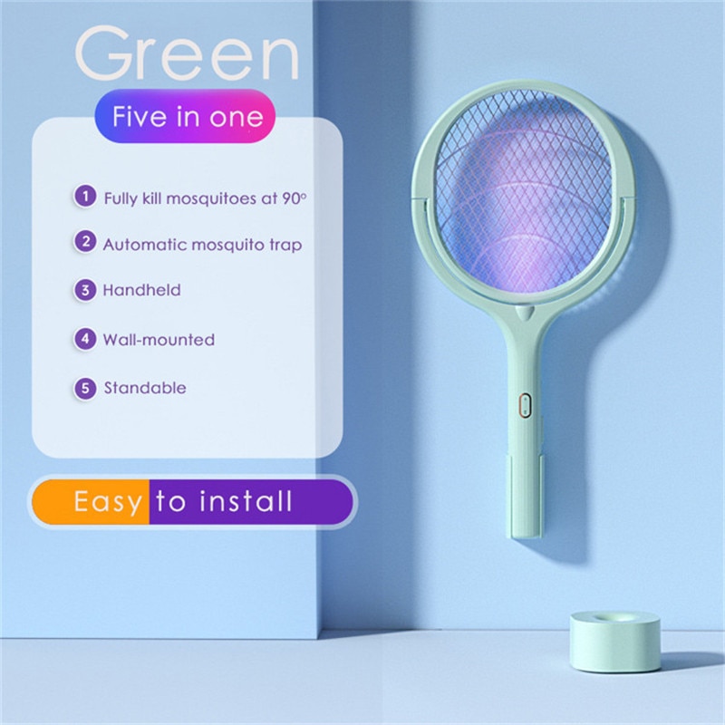Xiaomi 5 In1 Electric USB Rechargeable Mosquito Electric Mosquito Swatter Killer Lamp