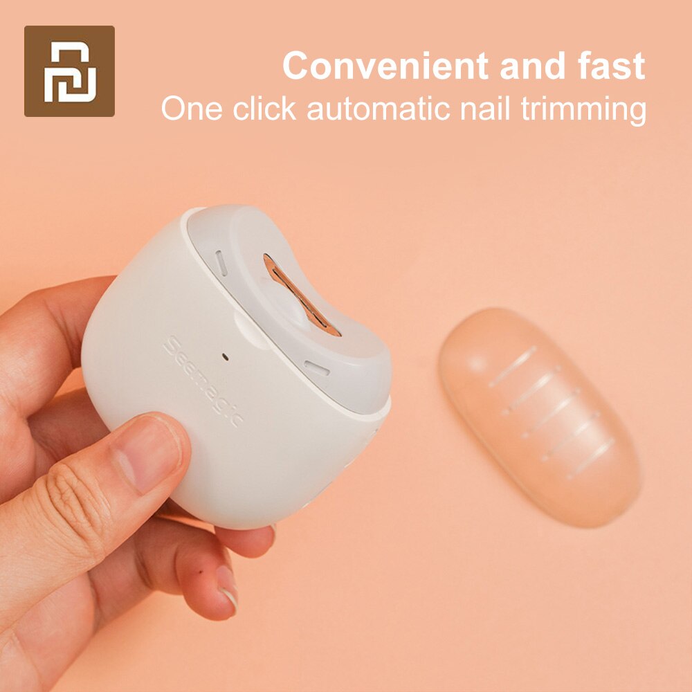 Youpin Electric Automatic Nail Clippers Seemagic with Light Trimmer Nail Cutter