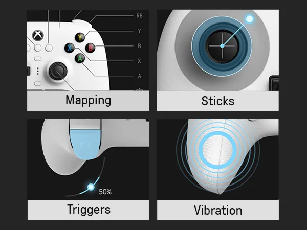 New 8BitDo Ultimate 3-mode Controller for Xbox Gamepad with Hall Effect Joystick for Xbox Series X / S, Xbox One,PC Windows, Android