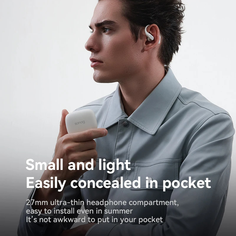 NEW Sanag G6S Open Ear Bluetooth Earphone Ear Hook OWS Wireless HiFi Sound Sport Running Earbuds