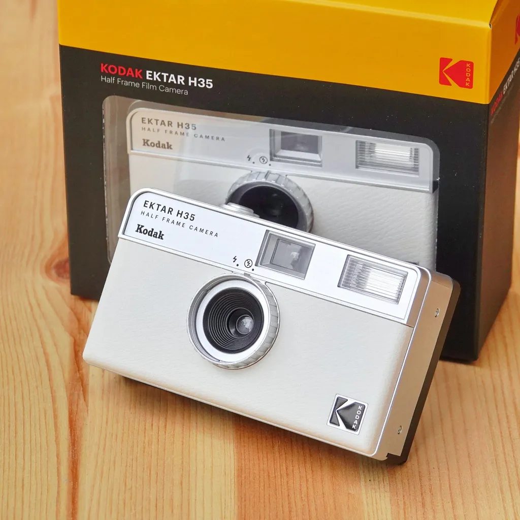 New KODAK EKTAR H35 Half Frame Camera 35mm Film Camera Reusable Film Camera With Flash Light