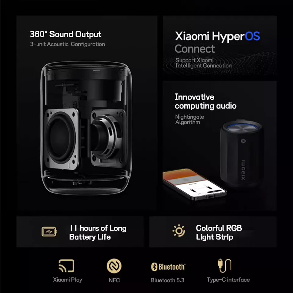 New Xiaomi MIUI Mini Portable Bluetooth Speaker Wireless Speaker