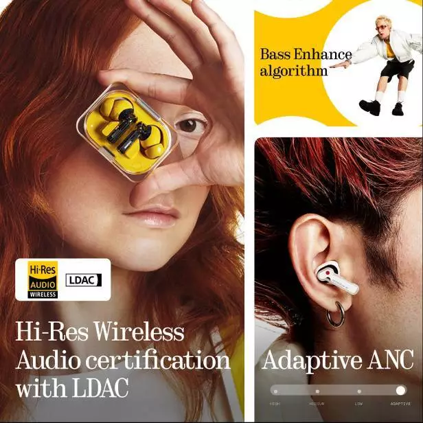 New Nothing Ear (a) Hi-Res audio with LDAC Bluetooth Earphones