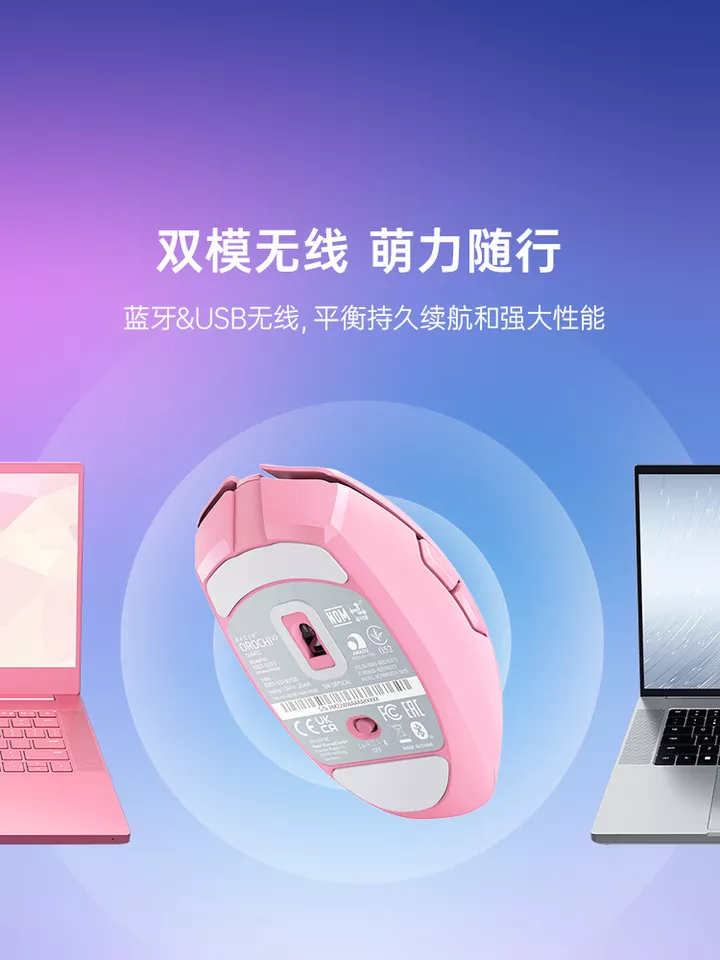 New Razer x Sanrio Characters Hello Kitty² Orochi V2 Wireless BT Mouse