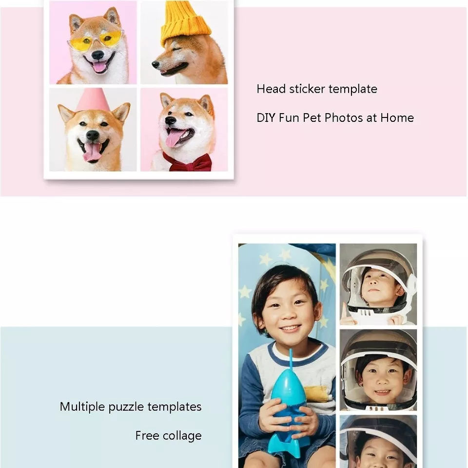 New Xiaomi Pocket Photo Thermal Printer 1S Bluetooth Mini Wireless Ink-less Sticker