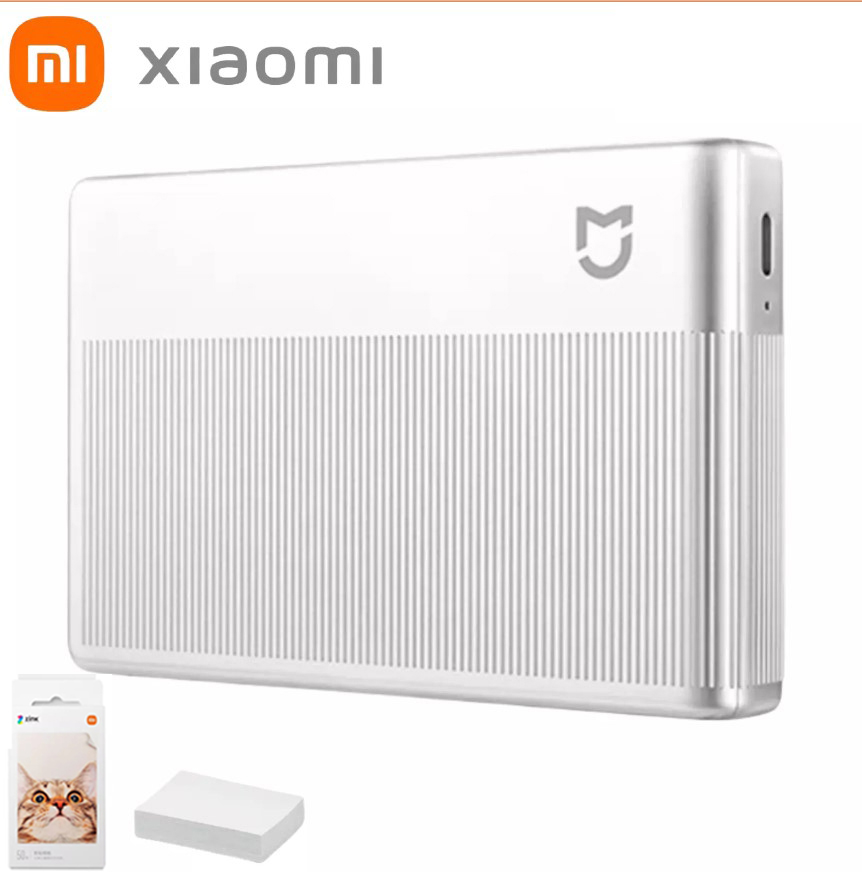 New Xiaomi Pocket Photo Thermal Printer 1S Bluetooth Mini Wireless Ink-less Sticker