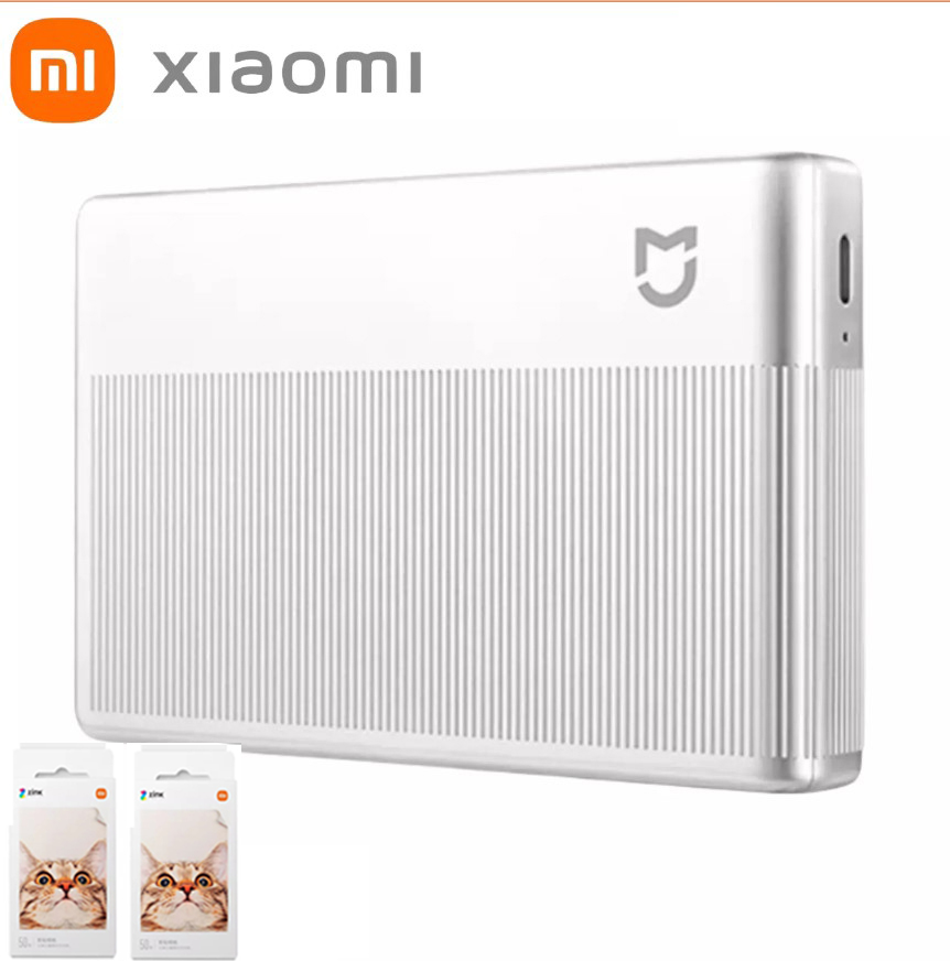New Xiaomi Pocket Photo Thermal Printer 1S Bluetooth Mini Wireless Ink-less Sticker