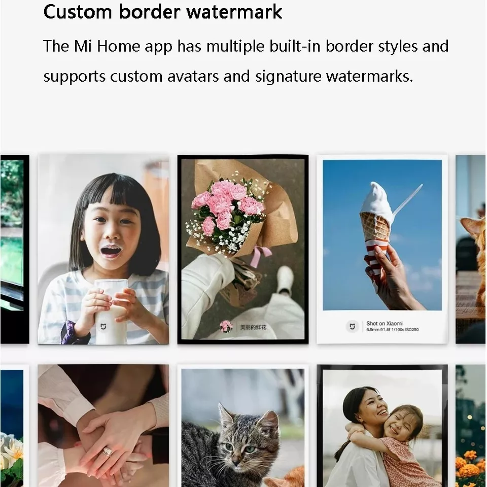 New Xiaomi Pocket Photo Thermal Printer 1S Bluetooth Mini Wireless Ink-less Sticker