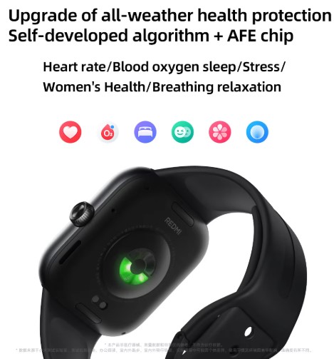 New Global version Xiaomi Redmi Watch 5 Sport 2.07'' Bluetooth Fitness Monitor 5ATM NFC Smart Watch