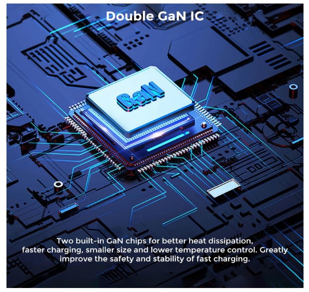 New Nubia RedMagic Daofeng 150W USB C Charger Foldable GaN PD3.1 4-Port Laptop Wall Charger